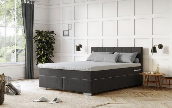 COTTA Boxspringbett Simba, wahlweise mit oder ohne Matratze und Topper bestellbar