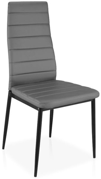 Menzzo Stratus Set mit 4 Stühlen Grau