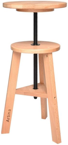 Artina Drehhocker Arles, Malhocker aus massivem Buchenholz