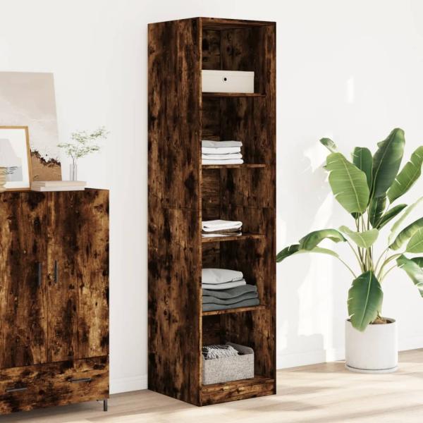 vidaXL Kleiderschrank Räuchereiche 50x50x200 cm Holzwerkstoff 3307715