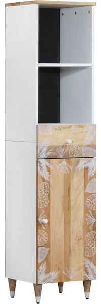 vidaXL Badschrank 38x33,5x160 cm Massivholz Mango 4018686
