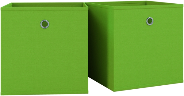 VCM 2er-Set 'Boxas' Faltbox, 28 x 27 x 27 cm, grün
