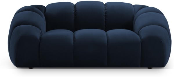 Micadoni Sofa Diana 2-Sitzer Samt Königsblau