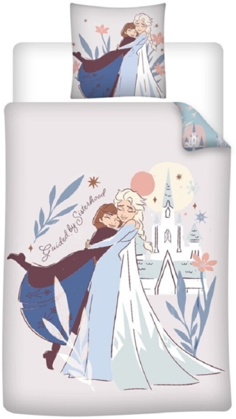 Disney Frozen Bettwäsche-Set – 1x Deckenbezug 140x200 & 1x Kissenbezug 65x65 cm für Kinder