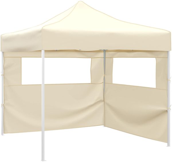 vidaXL Party-Zelt Creme 291 x 291 x 315 cm Oxford-Stoff 42023552