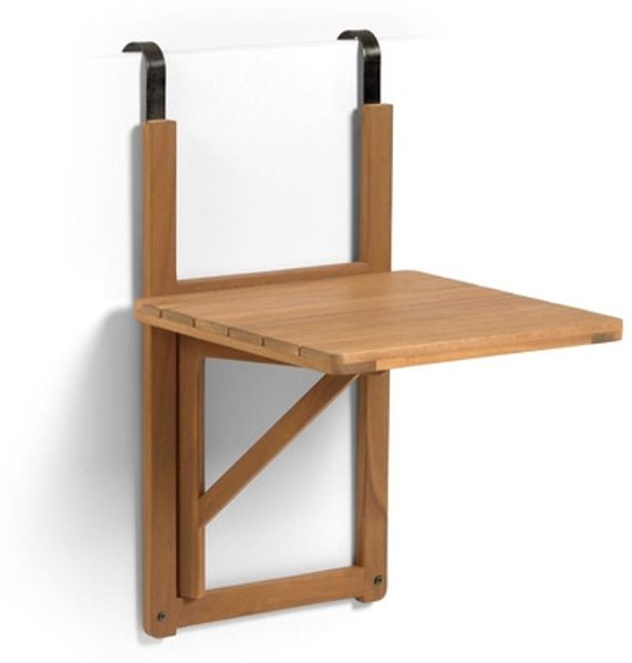 Nosh Amarilis Klapptisch für den Balkon aus massivem Akazienholz 40x42 cm FSC 100%