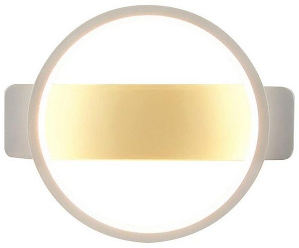 Nettlife LED Wandleuchte LED Wandlampe Innen Wandleuchte Schwarz Modern, LED fest integriert, Warmweiß, Wohnzimmer Schlafzimmer Küche Treppenhaus Flur