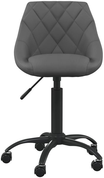 vidaXL Esszimmerstuhl Dunkelgrau Samt [335361] Bild 3