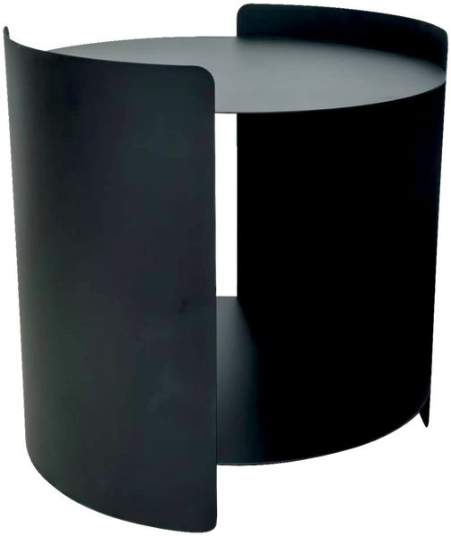 XORA 'GUY' Beistelltisch, Metall schwarz, 40 x 40 x 40 cm, pulverbeschichtet