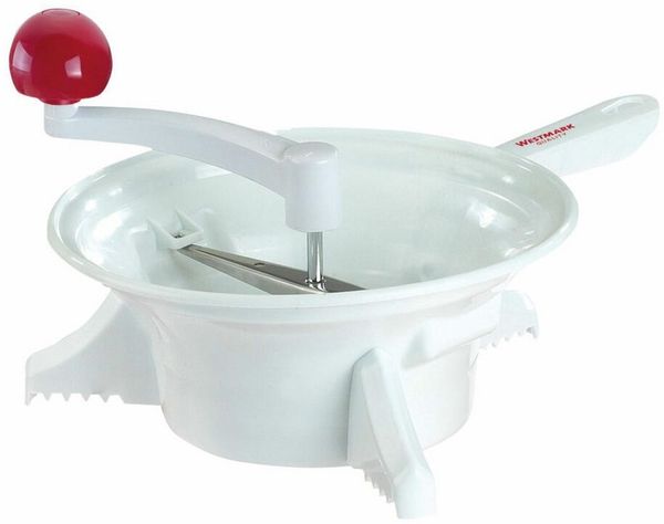 WESTMARK Küchensieb Passiermaschine, ø 23 cm, hochwertiger Kunststoff/Rostfreier Edelstahl, ABS