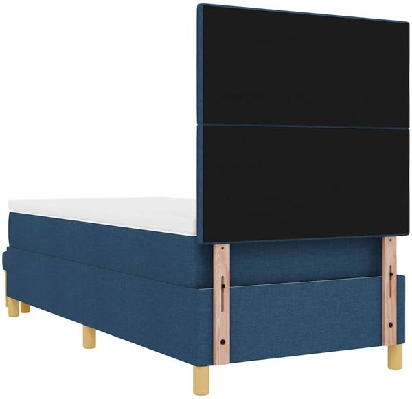 vidaXL Boxspringbett mit Kissen mit Kopfteil Blau 200 x 80 cm Stoff 3344260 Bild 10