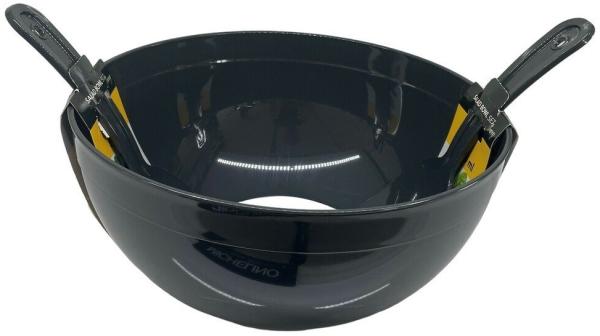 3-tlg. Salatschüssel-Set 5500ML Henry mit Salatbesteck Schüssel Salatschale Grau