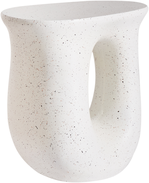 Beistelltisch IDRO Terrazzo Weiß