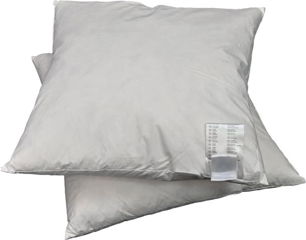 OTTO home Federkopfkissen Emrra Mit Kopfkissengrößen von 2x 40x40 cm bis 2x 50x50 cm, Füllung: 100% Federn, Bezug: 100% Baumwolle, Set, 2-tlg. Kissen-Set, Kuschelkissen, Dekokissen oder Sofakissen