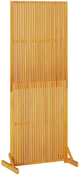 vidaXL Sichtschutz Braun 79,5 x 50 x 200 cm Massivholz Akazie 4108065