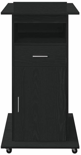 vidaXL Podium Schwarz Eichen-Optik 55 x 55 x 107 cm Holzwerkstoff 862299 Bild 5