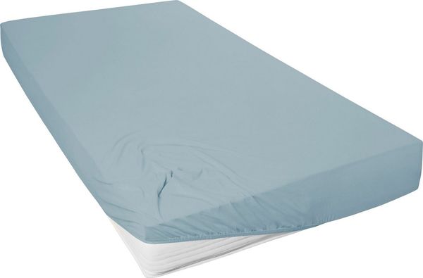 Primera Spannbettlaken Mako-Feinjersey Spannbetttuch, Mako-Jersey, Gummizug: rundum, (1 Stück), Geeignet für Standardmatratzen bis 22 cm, 100% Baumwolle
