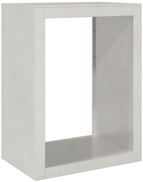 vidaXL Brennholzregal 60x40x80 cm Edelstahl 851000