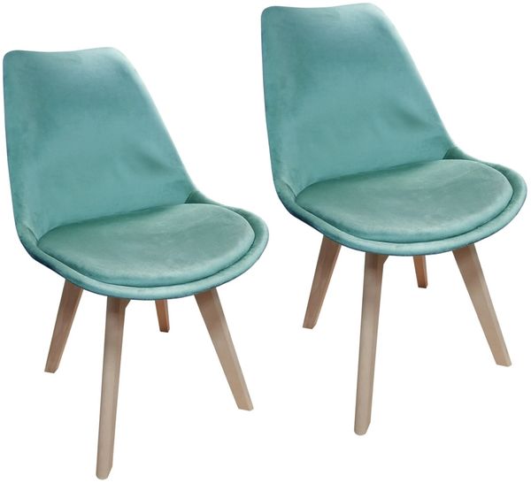 HTI-Living Atlanta Velvet Türkis Stuhl