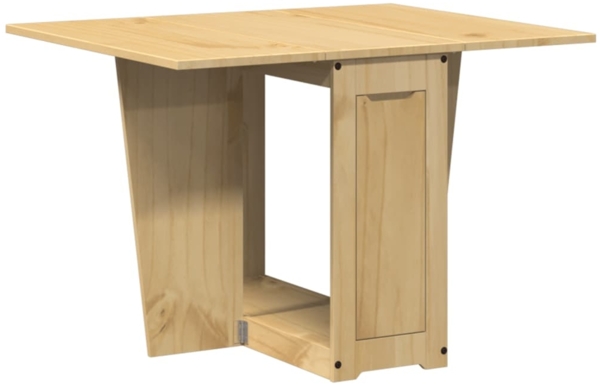 vidaXL Butterfly-Esstisch Klappbar Corona Wachsbraun Massivholz Kiefer 4013433