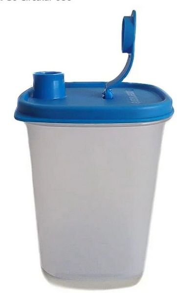 TUPPERWARE Vorratsdose Tupperware Erfrischer mit hellblauen Deckel ohne Sieb