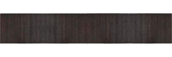vidaXL Teppich Rechteckig Dunkelbraun 70x400 cm Bambus 376761 Bild 2