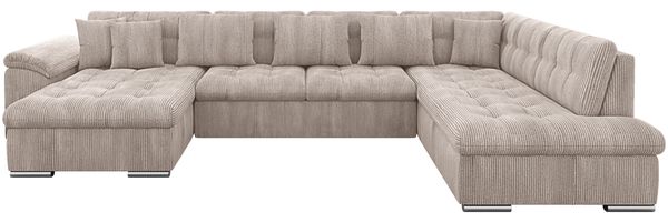 Wohnlandschaft Niko Cord (Farbe: Poso 03, Seite: Links)