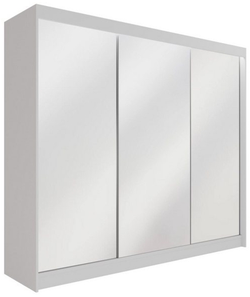 ALTDECOR Schiebetürenschrank AMOHA (Kleiderschrank Garderobenschrank mit viel Stauraum Moderner Schrank) Spiegel Spiegeltüren Vielseitiger Schwebetürenschrank LED Beleuchtung Bild 4