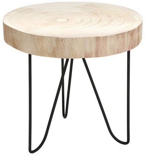 sesua Beistelltisch Dekotisch Blumentisch Beistelltisch Blumenhocker aus Holz