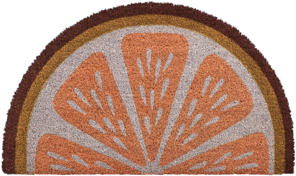 Fußmatte DAVAO Orange 45 x 75 cm Kokosfasern