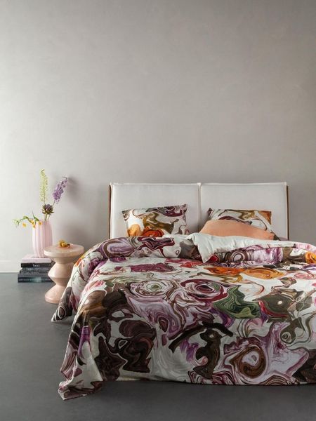 Essenza Bettwäsche Isaline, Satin, 3 teilig, mit floralem Muster