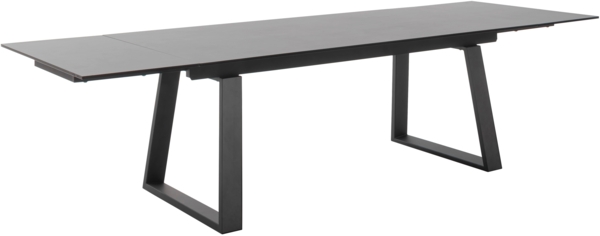 Esstisch Narbonne - ausziehbar - Keramik Anthrazit