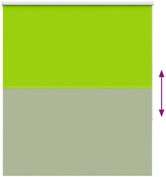 vidaXL Verdunkelungsrollo Grün 120x130cm Stoffbreite 116,6cm Polyester 4011236 Bild 9