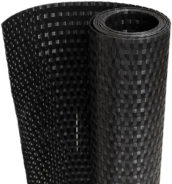 vidaXL Balkon-Sichtschutz Schwarz 600x100 cm Poly Rattan 156306 Bild 2