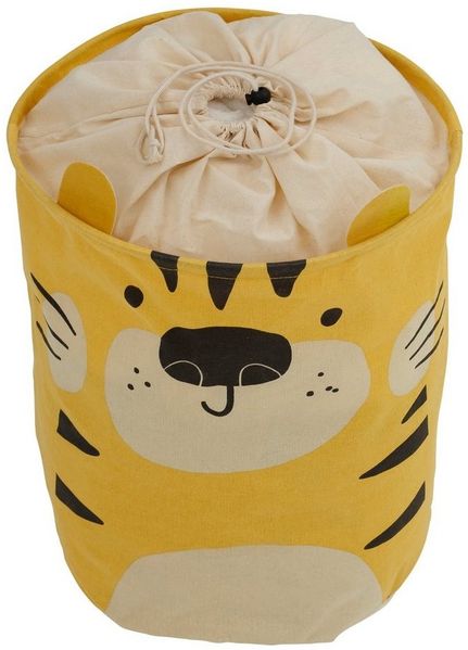 OTTO home Wäschesack Millisy (1 St), mit Löwen-Motiv, Höhe ca. 50 cm
