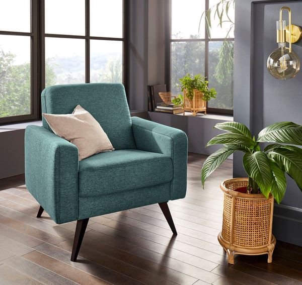 exxpo - sofa fashion Sessel Samso, Loungesessel mit tollem Sitzkomfort, Komfortsitzhöhe 49cm