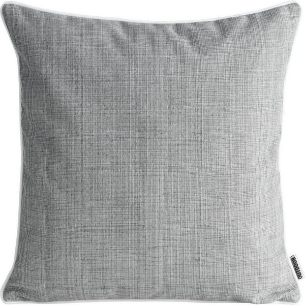 Kissenbezug Garten Wassefest Outdoor 3 silber 45x45