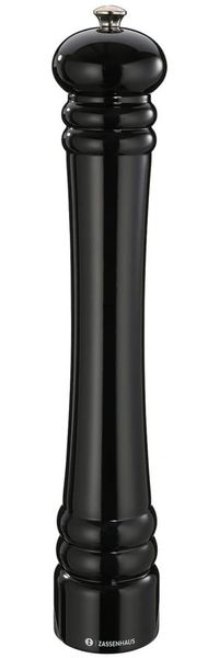 Zassenhaus Pfeffermühle Berlin Buche schwarz glänzend 40cm Gewürzmühle 020281