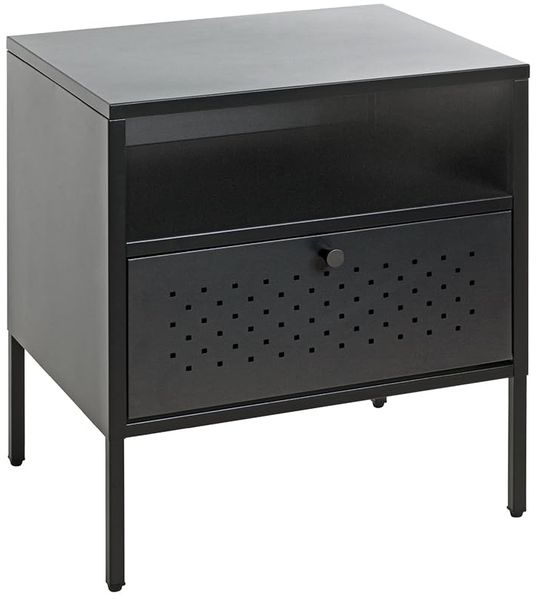 HAKU Konsole, schwarz, Metall - Maße: B 45 x H 50 x T 35 cm, Style: Modern