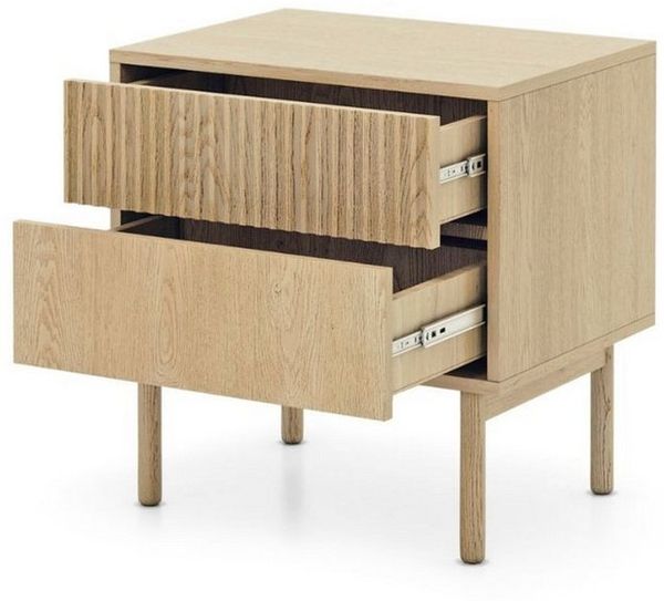 Compleo Nachttisch mit Schublade, Scandi design, Eiche cremona KOMO Bild 4