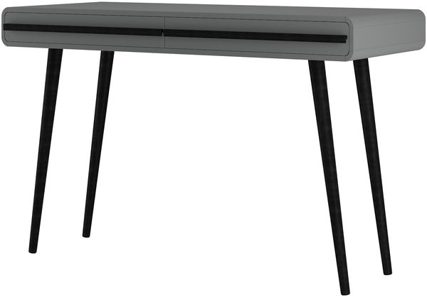 Schreibtisch >Oskar< in Grau - 120x77x50cm (BxHxT)