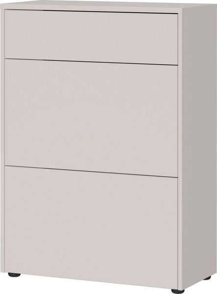 Germania Schuhschrank 1933-605 GW-Binetto, in Kaschmir/Eiche, mit Push-to-Open Funktion, 70 x 99 x 34 cm (BxHxT)