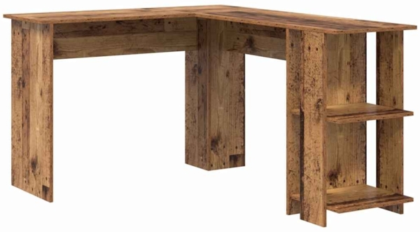 vidaXL Eck-Schreibtisch Altholz 140 x 113,5 x 75 cm Holzwerkstoff 869560