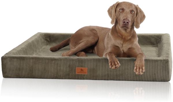 Knuffelwuff Tierbett Hundebett aus Cord Santiago, Orthopädisch