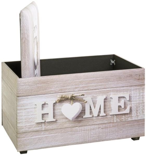 Sitztruhe Kunstleder Home 90 65 x 40 x 42 cm