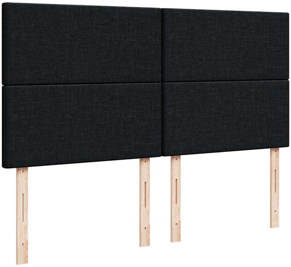 vidaXL Ottoman-Bett mit Matratzen & LEDs Schwarz 200x200 cm Stoff 3313950 Bild 10