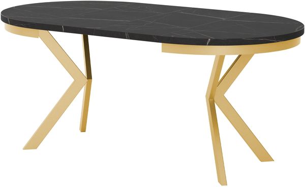 Esstisch Ewagio 100 (Farbe: Schwarz / Cashmere) Bild 3