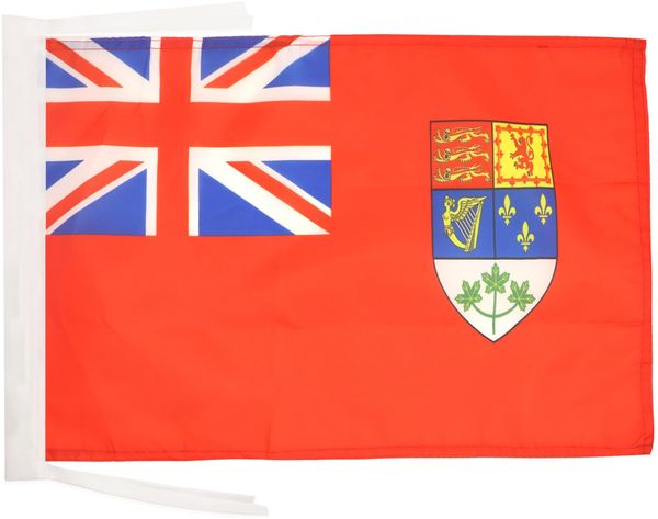 AZ FLAG - Flagge Kanada Red Ensign Wwii - 45x30 cm Mit Kordel - Kanadische Fahne 30x45 Cm - Flaggen