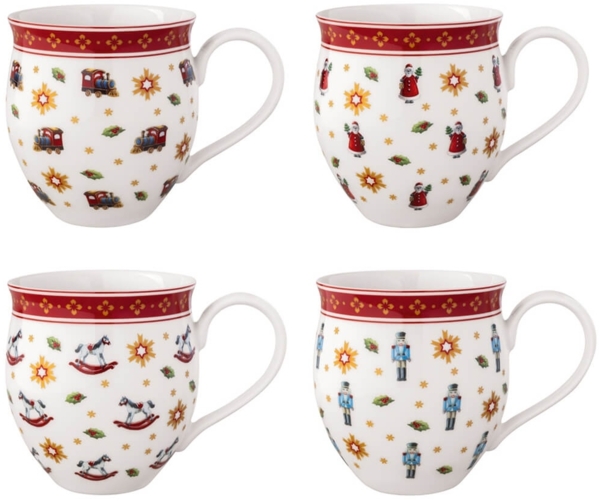 Villeroy & Boch Toy's Delight Jubiläums-Becher Set 4-teilig