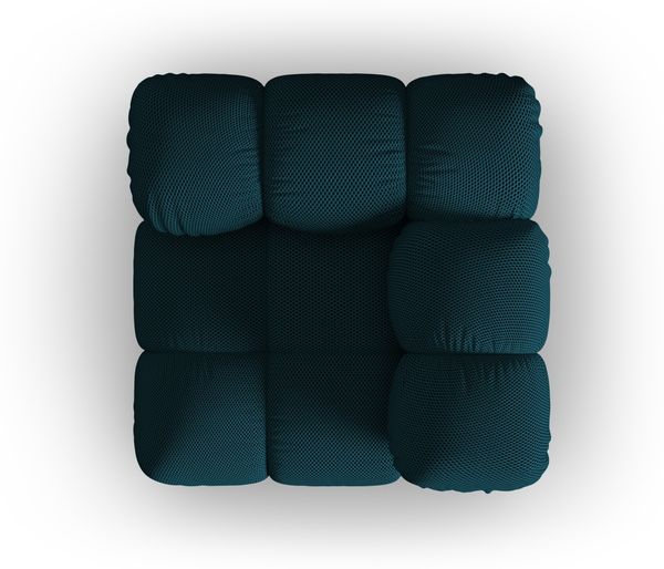 Micadoni symmetrisches Eckmodul Bellis 3D-Stoff Sonic Marineblau Bild 3